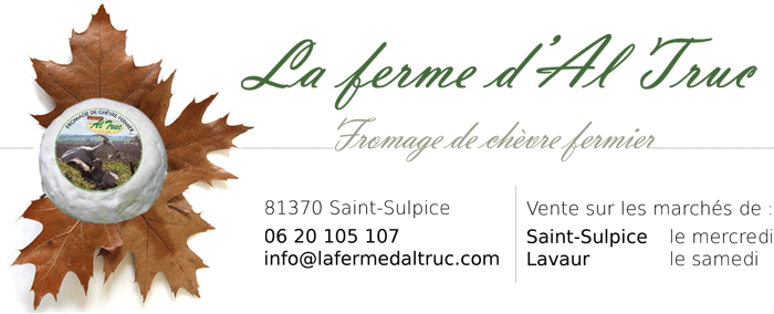 La ferme d'Al Truc - Fromage de chvre fermier